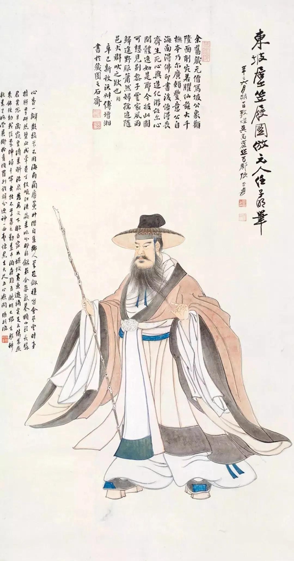 张大千把苏轼的“一蓑烟雨任平生”画在纸上，他却唱在了屏幕上